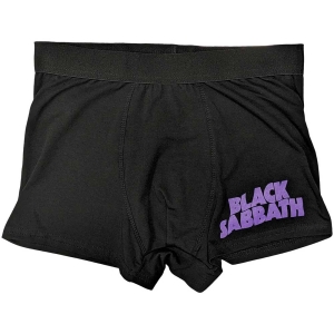 Black Sabbath - Wavy Logo Uni Bl Boxers: ryhmässä MERCHANDISE / Merch / Hårdrock @ Bengans Skivbutik AB (5542947r)