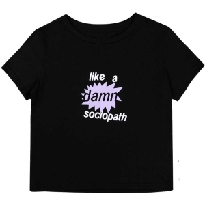 Olivia Rodrigo - Like A Damn Sociopath Lady Bl Crop Top: ryhmässä MERCHANDISE / T-paita / Pop-Rock @ Bengans Skivbutik AB (5543174r)