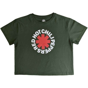 Red Hot Chili Peppers - Classic Asterisk Lady Green Crop Top: ryhmässä MERCHANDISE / T-paita / Pop-Rock @ Bengans Skivbutik AB (5543178r)