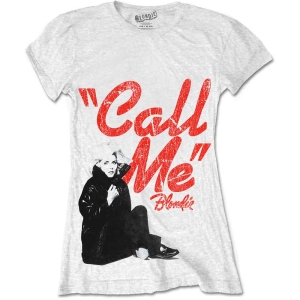 Blondie - Call Me Lady Wht ryhmässä MERCHANDISE / T-paita / Pop-Rock @ Bengans Skivbutik AB (5543863r)