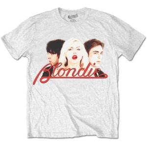 Blondie - Parallel Lines Halftone Uni Wht ryhmässä MERCHANDISE / T-paita / Pop-Rock @ Bengans Skivbutik AB (5543864r)