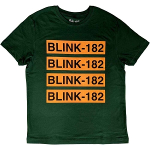 Blink-182 - Logo Repeat Uni Green ryhmässä MERCHANDISE / T-paita / Pop-Rock @ Bengans Skivbutik AB (5543878r)