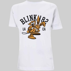 Blink-182 - College Mascot Uni Wht ryhmässä MERCHANDISE / T-paita / Pop-Rock @ Bengans Skivbutik AB (5543884r)