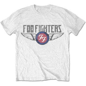 Foo Fighters - Flash Wings Uni Wht ryhmässä MERCHANDISE / T-paita / Pop-Rock @ Bengans Skivbutik AB (5543928r)