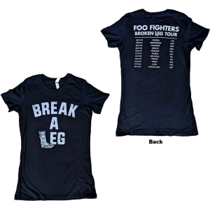 Foo Fighters - Break A Leg Lady Bl ryhmässä MERCHANDISE / T-paita / Pop-Rock @ Bengans Skivbutik AB (5543956r)