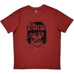 Foo Fighters - Sf Valley Uni Red ryhmässä MERCHANDISE / T-paita / Pop-Rock @ Bengans Skivbutik AB (5543985r)