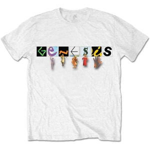 Genesis - Characters Logo Uni Wht  1Xl ryhmässä MERCHANDISE / T-paita / Pop-Rock @ Bengans Skivbutik AB (5543993r)