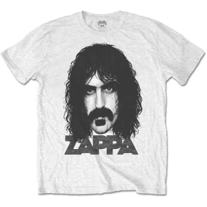 Frank Zappa - Big Face Uni Wht ryhmässä MERCHANDISE / T-paita / Pop-Rock @ Bengans Skivbutik AB (5544022r)