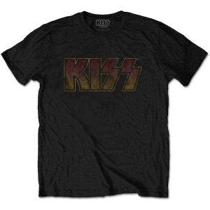 Kiss - Vtge Classic Logo Uni Bl ryhmässä MERCHANDISE / T-paita / Hårdrock @ Bengans Skivbutik AB (5544146)