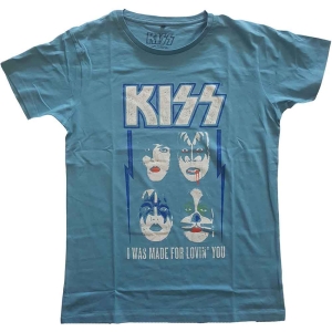 Kiss - Made For Lovin' You Uni Blue ryhmässä MERCHANDISE / T-paita / Hårdrock @ Bengans Skivbutik AB (5544478)