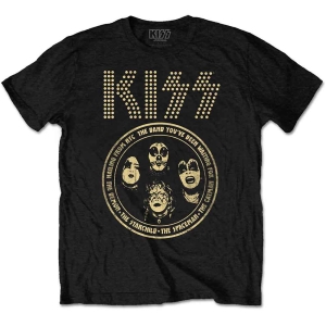 Kiss - Band Circle Uni Bl ryhmässä MERCHANDISE / T-paita / Hårdrock @ Bengans Skivbutik AB (5544559)