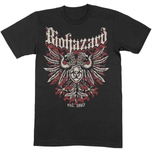 Biohazard - Biohazard Crest Uni Bl ryhmässä MERCHANDISE / T-paita / Hårdrock @ Bengans Skivbutik AB (5544794r)