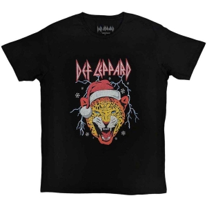 Def Leppard - Holiday Leppard Uni Bl ryhmässä MERCHANDISE / T-paita / Hårdrock @ Bengans Skivbutik AB (5544818r)