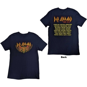 Def Leppard - Rock Of Ages Tour 2019 Navy ryhmässä MERCHANDISE / T-paita / Hårdrock @ Bengans Skivbutik AB (5544828r)