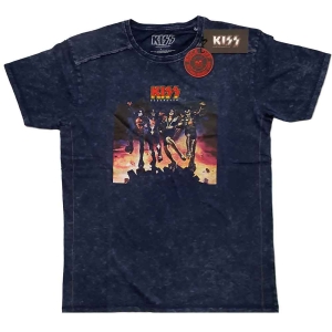 Kiss - Destroyer Snow Wash Uni Navy ryhmässä MERCHANDISE / T-paita / Hårdrock @ Bengans Skivbutik AB (5544841r)