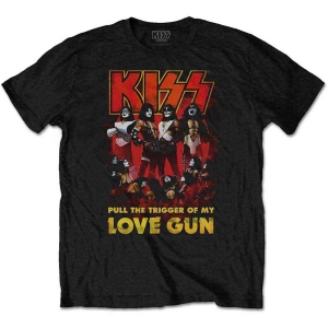 Kiss - Love Gun Glow Uni Bl ryhmässä MERCHANDISE / T-paita / Hårdrock @ Bengans Skivbutik AB (5544857r)