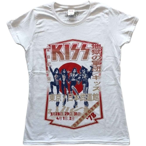 Kiss - Destroyer Tour '78 Lady Wht ryhmässä MERCHANDISE / T-paita / Hårdrock @ Bengans Skivbutik AB (5544862r)