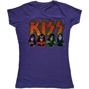 Kiss - Logo, Faces & Icons Lady Purp ryhmässä MERCHANDISE / T-paita / Hårdrock @ Bengans Skivbutik AB (5544864r)