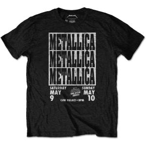 Metallica - Cow Palace Uni Bl Eco ryhmässä MERCHANDISE / T-paita / Hårdrock @ Bengans Skivbutik AB (5544900r)