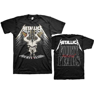 Metallica - 40Th Anniversary Forty Years Uni Bl ryhmässä MERCHANDISE / T-paita / Hårdrock @ Bengans Skivbutik AB (5544928r)