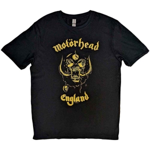 Motorhead - England Classic Gold Uni Bl ryhmässä MERCHANDISE / T-paita / Hårdrock @ Bengans Skivbutik AB (5544944r)