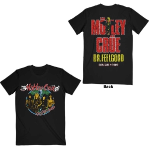 Mötley Crue - Dr Feelgood Circle Photo Black T-Shirt ryhmässä ME SUOSITTELEMME / Uutuus Merch / Juni @ Bengans Skivbutik AB (5544957r)