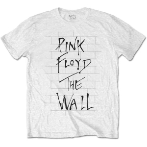 Pink Floyd - The Wall Wall & Logo Uni Wht ryhmässä MERCHANDISE / T-paita / Pop-Rock @ Bengans Skivbutik AB (5545076)