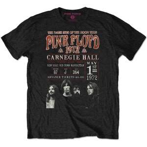 Pink Floyd - Carnegie '72 Uni Bl Eco ryhmässä MERCHANDISE / T-paita / Pop-Rock @ Bengans Skivbutik AB (5545566r)