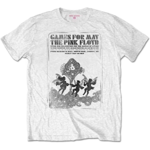 Pink Floyd - Games For May B&W Uni Wht ryhmässä MERCHANDISE / T-paita / Pop-Rock @ Bengans Skivbutik AB (5545599r)