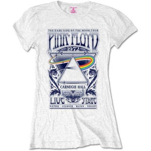 Pink Floyd - Packaged Carnegie Hall Poster Lady Wht ryhmässä MERCHANDISE / T-paita / Pop-Rock @ Bengans Skivbutik AB (5545657r)