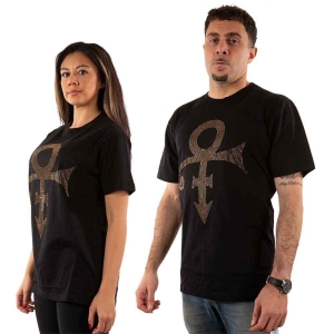 Prince - Gold Symbol Diamante Uni Bl ryhmässä MERCHANDISE / T-paita / Pop-Rock @ Bengans Skivbutik AB (5545824)