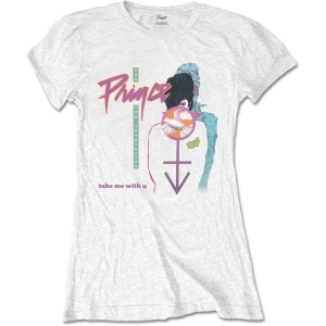 Prince - Take Me With U Lady Wht ryhmässä MERCHANDISE / T-paita / Pop-Rock @ Bengans Skivbutik AB (5545847r)