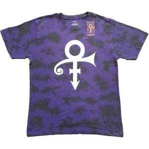 Prince - White Symbol Uni Bl Dip-Dye ryhmässä MERCHANDISE / T-paita / Pop-Rock @ Bengans Skivbutik AB (5545877r)