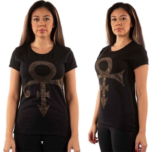 Prince - Gold Symbol Diamante Lady Bl ryhmässä MERCHANDISE / T-paita / Pop-Rock @ Bengans Skivbutik AB (5545878r)