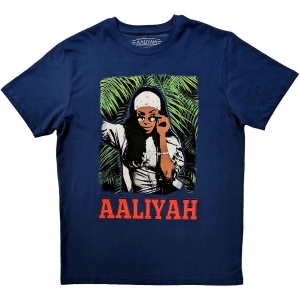 Aaliyah - Aaliyah Foliage Uni Denim ryhmässä MERCHANDISE / T-paita / Hip Hop-Rap @ Bengans Skivbutik AB (5546025r)