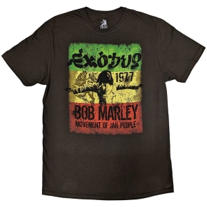 Bob Marley - Movement Uni Brown ryhmässä MERCHANDISE / T-paita / Reggae @ Bengans Skivbutik AB (5546028r)