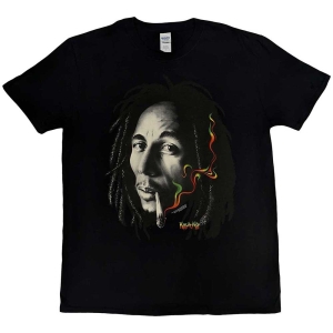 Bob Marley - Rasta Smoke Uni Bl ryhmässä MERCHANDISE / T-paita / Reggae @ Bengans Skivbutik AB (5546030r)