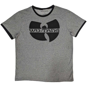 Wu-Tang Clan - Logo Ringer Uni Grey ryhmässä MERCHANDISE / T-paita / Hip Hop-Rap @ Bengans Skivbutik AB (5546187r)