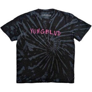 Yungblud - Scratch Logo Uni Bl Dip-Dye ryhmässä MERCHANDISE / T-paita / Pop-Rock @ Bengans Skivbutik AB (5546205r)