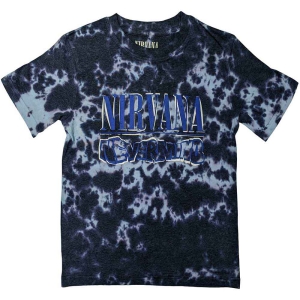 Nirvana - Nevermind Wavy Logo Uni Purp Dip-Dye ryhmässä MERCHANDISE / T-paita / Pop-Rock @ Bengans Skivbutik AB (5546451)