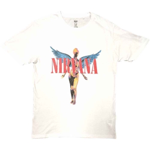 Nirvana - Angelic Uni Wht ryhmässä MERCHANDISE / T-paita / Pop-Rock @ Bengans Skivbutik AB (5546458r)