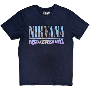 Nirvana - Nevermind Uni Navy ryhmässä MERCHANDISE / T-paita / Pop-Rock @ Bengans Skivbutik AB (5546474r)