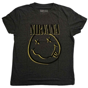 Nirvana - Inverse Happy Face Uni Brindle ryhmässä MERCHANDISE / T-paita / Pop-Rock @ Bengans Skivbutik AB (5546475r)