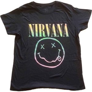 Nirvana - Sorbet Ray Happy Face Lady Bl ryhmässä MERCHANDISE / T-paita / Pop-Rock @ Bengans Skivbutik AB (5546486r)