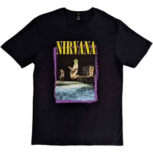 Nirvana - Stage Jump Uni Bl ryhmässä MERCHANDISE / T-paita / Pop-Rock @ Bengans Skivbutik AB (5546491r)