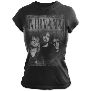 Nirvana - Faded Faces Lady Bl ryhmässä MERCHANDISE / T-paita / Pop-Rock @ Bengans Skivbutik AB (5546492r)