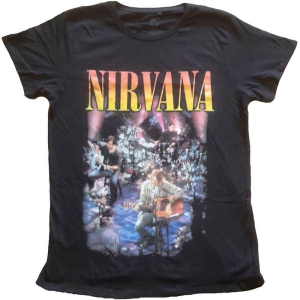 Nirvana - Unplugged Photo Lady Bl ryhmässä MERCHANDISE / T-paita / Pop-Rock @ Bengans Skivbutik AB (5546493r)