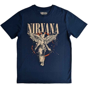 Nirvana - In Utero Uni Blue ryhmässä MERCHANDISE / T-paita / Pop-Rock @ Bengans Skivbutik AB (5546495r)