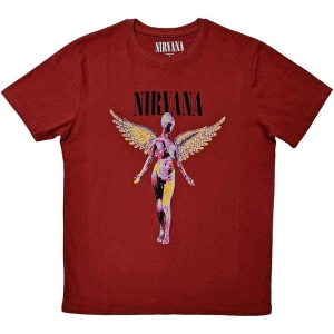 Nirvana - In Utero Uni Red ryhmässä MERCHANDISE / T-paita / Pop-Rock @ Bengans Skivbutik AB (5546497r)