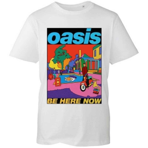 Oasis - Be Here Now Illustration Uni Wht ryhmässä MERCHANDISE / T-paita / Pop-Rock @ Bengans Skivbutik AB (5546504r)